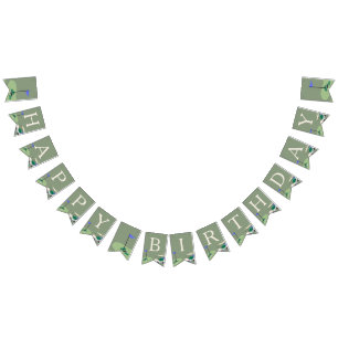 Golf Hole in ONE 1st Birthday Banner Pennants