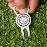 Golf Hole in One Classic Personalised Divot Tool<br><div class="desc">Featuring an aged stamp effect classic retro design. Personalise the name,  location hole number and date to create a great keepsake to celebrate that fantastic hole in one. Designed by Thisisnotme©</div>