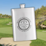 Golf Hole in One Classic Personalised Hip Flask<br><div class="desc">Personalise the name,  location hole number and date to create a great golf keepsake to celebrate that fantastic hole in one. Designed by Thisisnotme©</div>