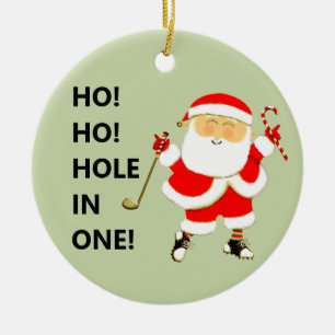 Golf Hole-in-one Collectable Ceramic Ornament