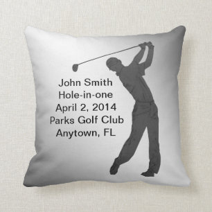 Golf Hole-in-one Commemoration Customisable Cushion