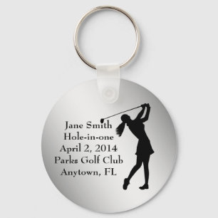 Golf Hole-in-one Commemoration, Customisable Key Ring