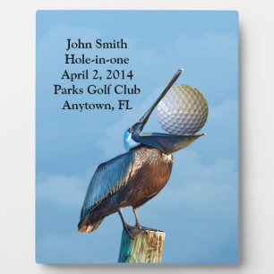 Golf Hole-in-one Commemoration Customisable Plaque