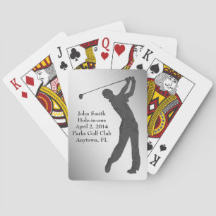 Golf Hole-in-one Commemoration Customisable Playing Cards