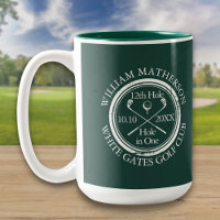 Golf Hole in One Emerald Green Custom