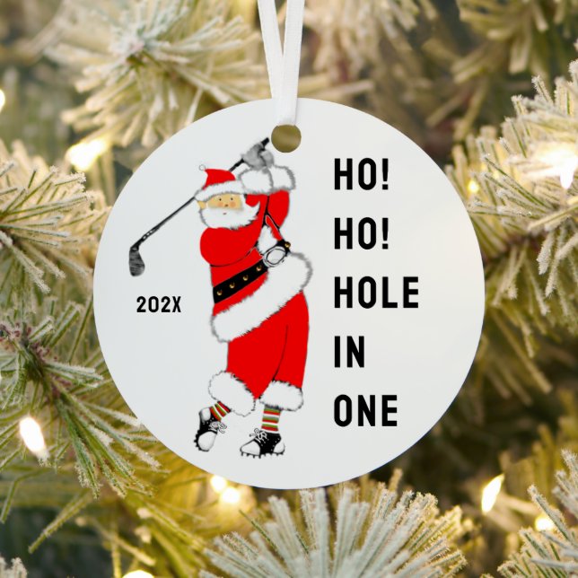 Golf Hole-in-one Metal Tree Decoration (Insitu)