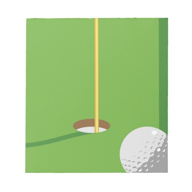 Golf Hole Notepad (Front)