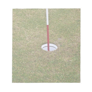 Golf hole notepad