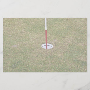 Golf hole stationery