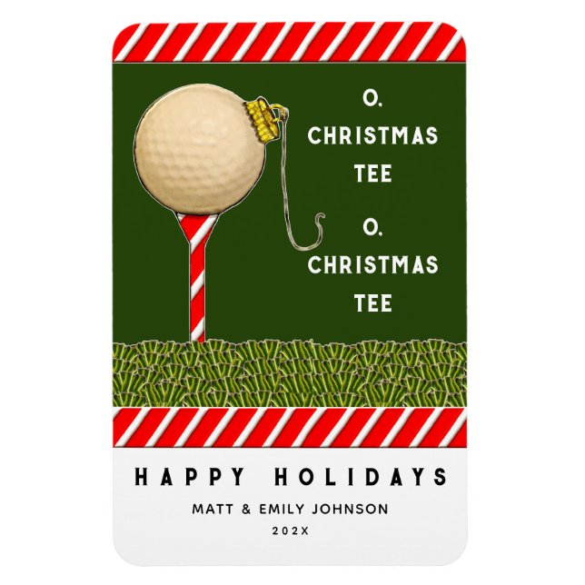 golf holiday gift ideas magnet (Vertical)
