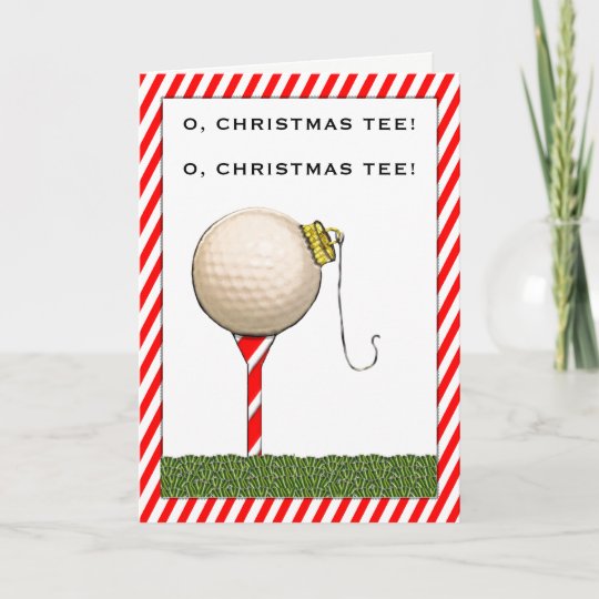 Golf Holiday Greeting | Zazzle.com.au