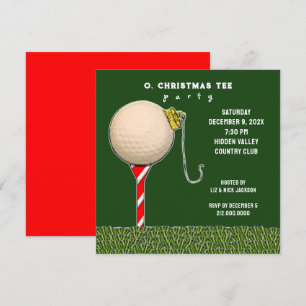 Golf Holiday Party Invitation