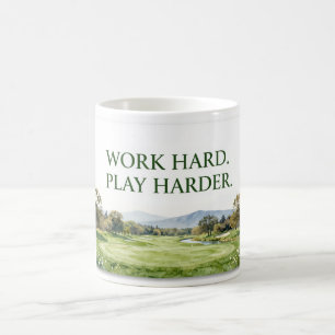 Golf Home Décor Collection Premium Watercolor Coffee Mug