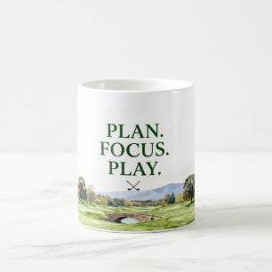 Golf Home Décor Collection Premium Watercolor Coffee Mug