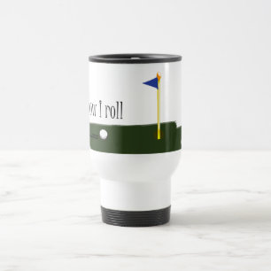 golf how i roll travel mug