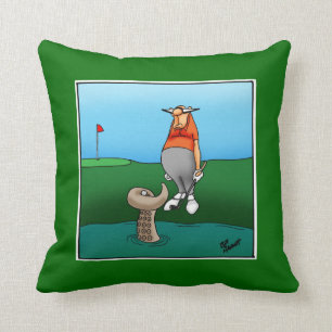 Golf Humour Pillow Gift