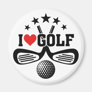 Golf - I LOVE GOLF Magnet