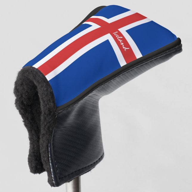 Golf Iceland & Icelandic Flag / Golf Clubs Covers (3/4 Front)