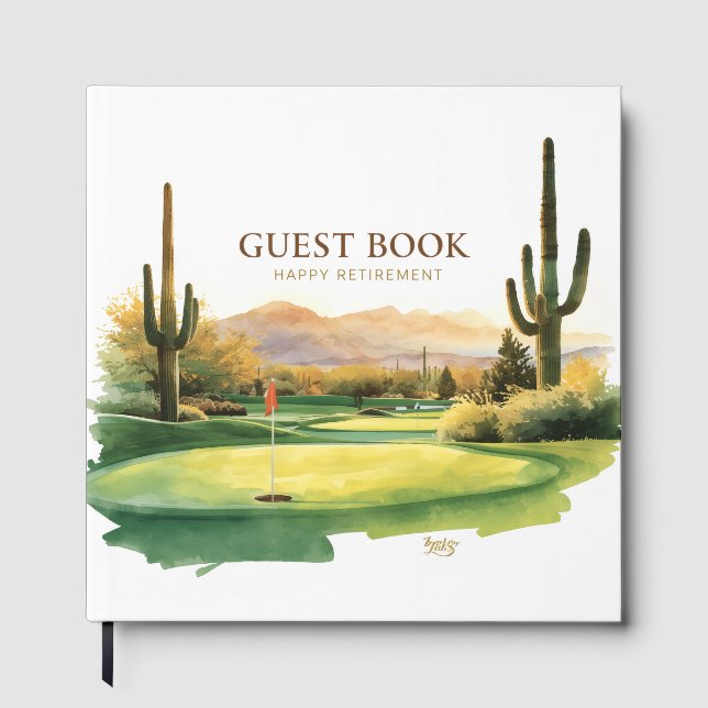 Golf  in Arizona  Guest Book (Front)