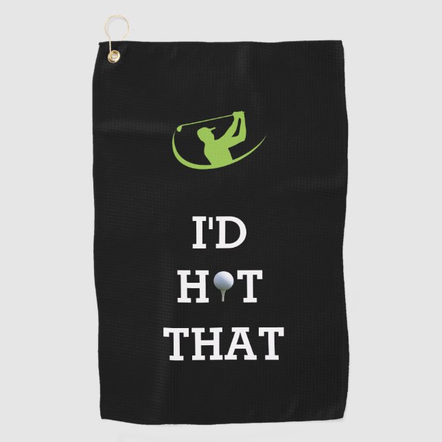 Golf in Comfort with Personalised Towels (Front)