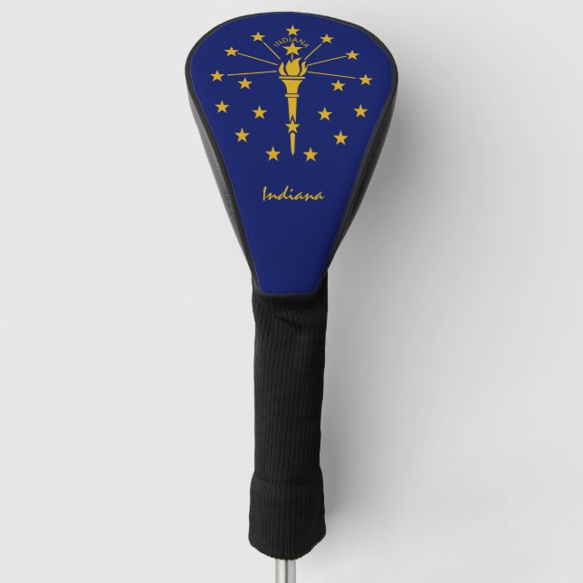 Golf Indiana & Indiana Flag / Golf Clubs Covers (Front)