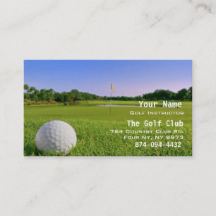 Golf Instruction Business Card