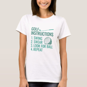 Golf Instructions T-Shirt