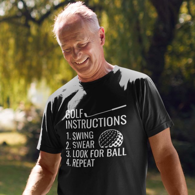 Golf Instructions T-Shirt (golf instructions shirt)