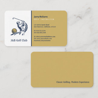 Golf Instructor | Best Sports Business Card