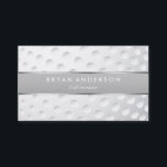 Golf Instructor Business Card<br><div class="desc">Personal Business Card featuring a close up golf ball image on the background. Please contact me if you have any questions or requests.</div>