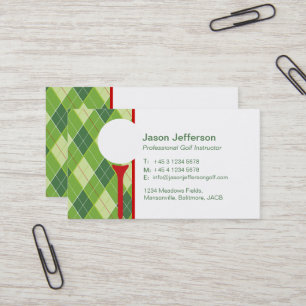 Golf instructor business cards