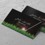 Golf Instructor Professional Business Card<br><div class="desc">Professional Golf instructor Dark Business Card.</div>