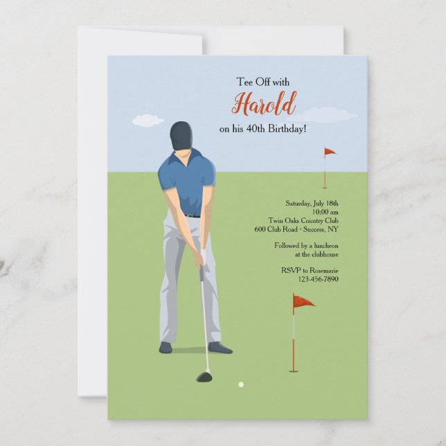 Golf Invitations (Front)