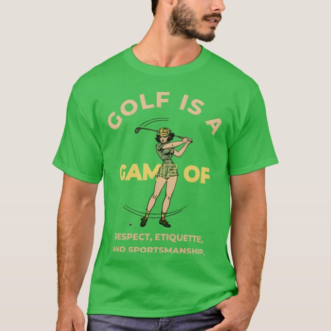 Golf is a game of friends family T-Shirt (Front)