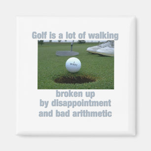 Golf is a lot of walking magnet