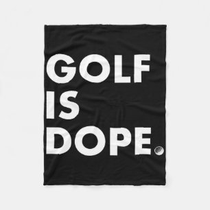 Golf Is Drug Cool  Fleece Blanket