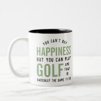 Golf is Happiness Funny Golf Lover Gifts