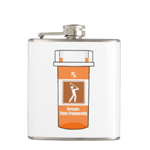 Golf Is My Drug Hip Flask