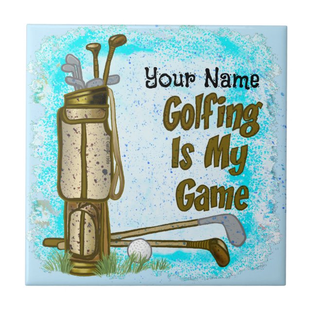 Golf is my Game tile (Front)