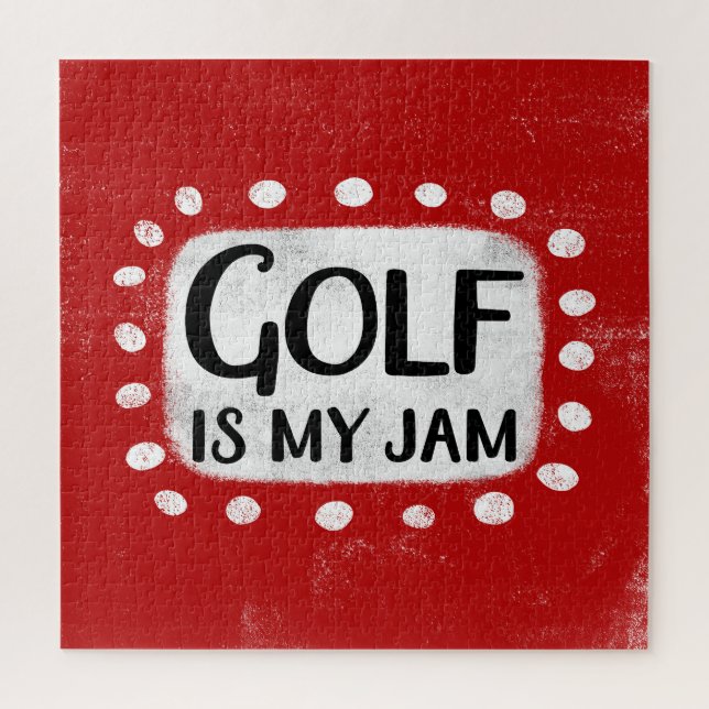 Golf Is My Jam Jigsaw Puzzle (Vertical)