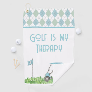 Golf is my Therapy Towel