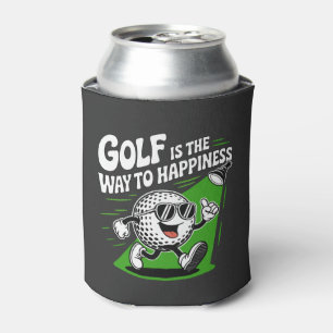 Golf is the way to happiness can cooler