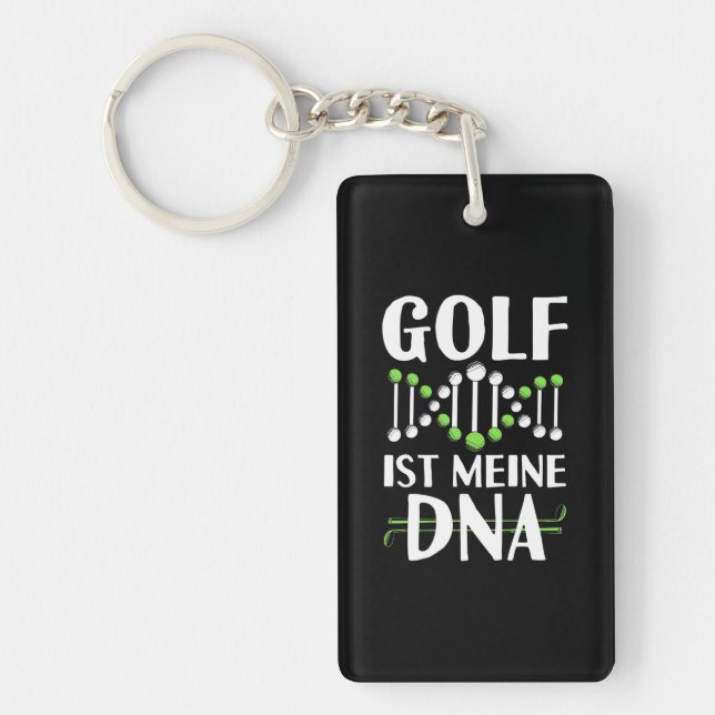 Golf It Is My DNA Key Ring (Front)