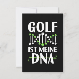 Golf It Is My DNA RSVP Card
