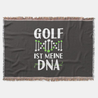 Golf It Is My DNA Throw Blanket