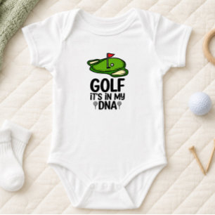 Golf it's in my DNA for Golfer Baby Bodysuit