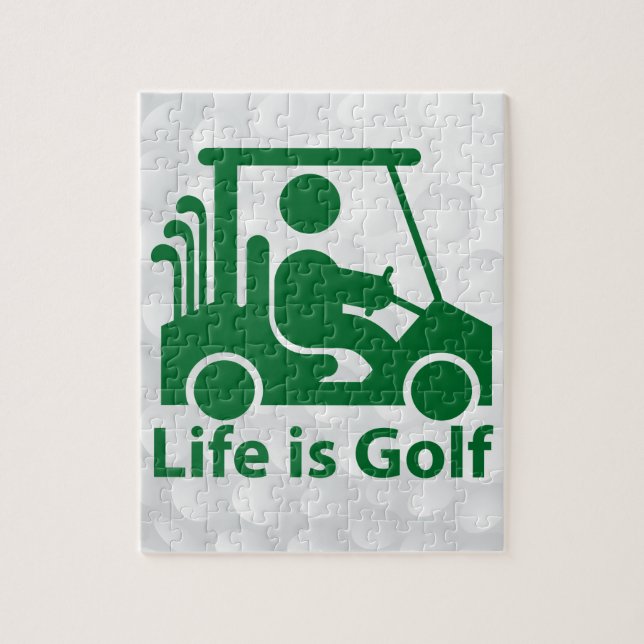 Golf jigsaw puzzle. puzzle (Vertical)