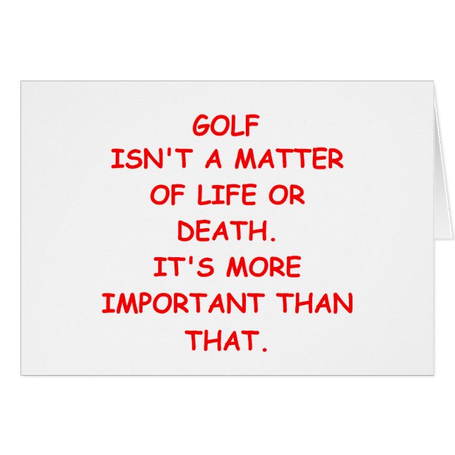 golf joke (Front Horizontal)