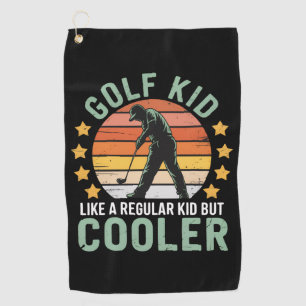 Golf Kids Funny Young Golfer & Golfing Lover Gift Towel