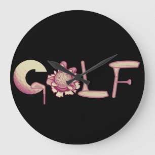 Golf Large Clock